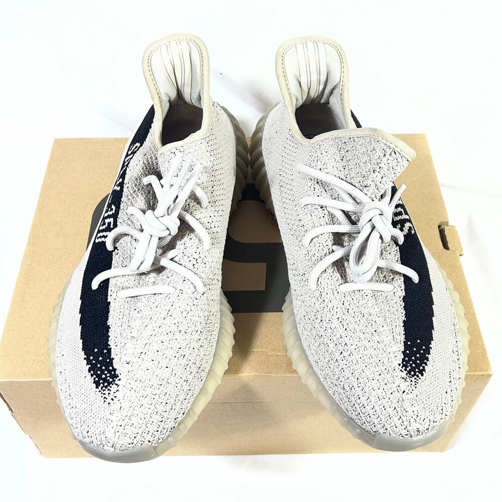 adidas Yeezy Boost 350 V2 Slate Men 11 Core Black Gray Sneaker HP7870 w/ Box